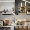 Ajbvp Modern LED Pendant Lights Kitchen Island Lighting,Dimmable 5CCT/2700K/3000K/3500K/4000K/5000K,Hanging Island