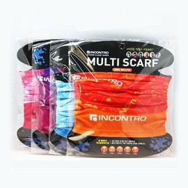 InContro 인콘트로 국산 프리미엄 멀티마스크 스카프.기능성원사 Incontro Domestic Premium Multi-Mask Scarf. Functional Yarn
