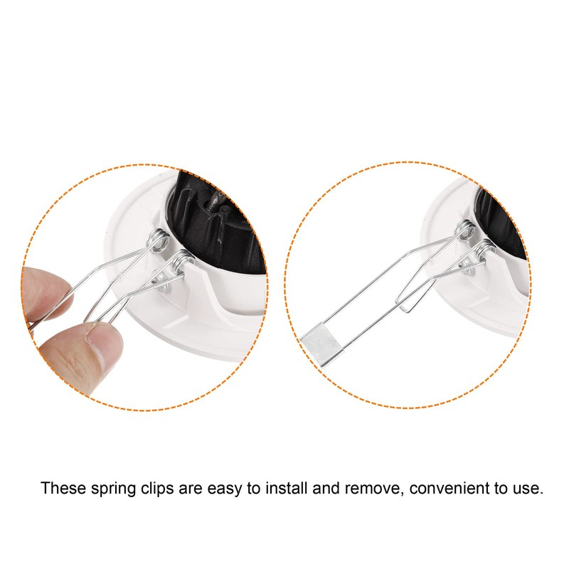 PATIKIL 70x24mm Downlight Spring Clips, 20 Pack Emitting Diode Recessed