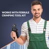 Newhouse Electric FCK160A Ferrule Crimping Tool Kit with Secure Wire