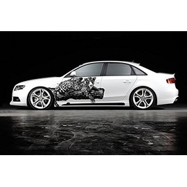 Leopard Car Side Decal Sticker Cat Mcar3