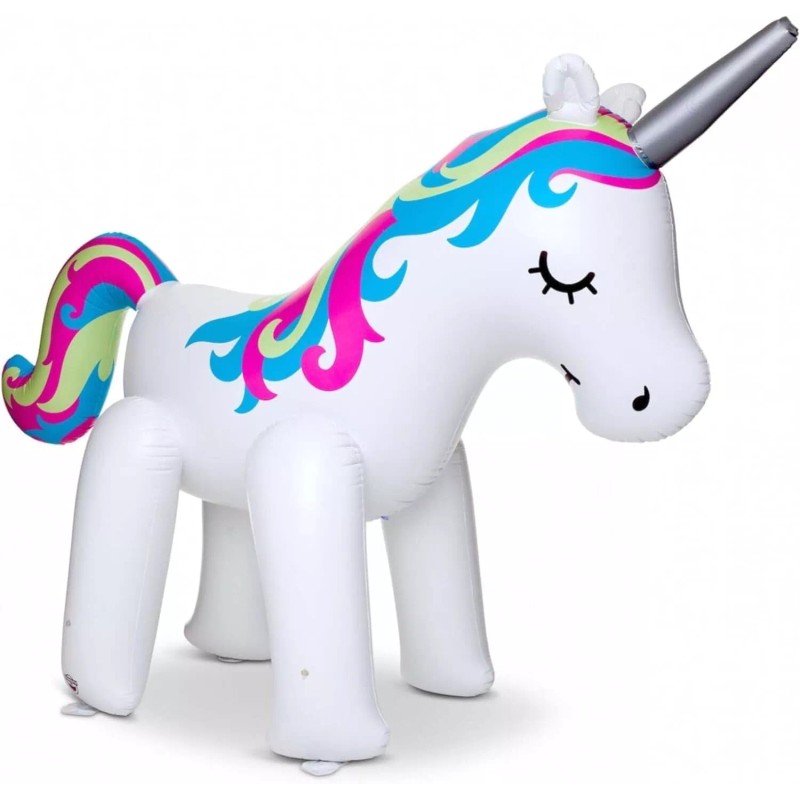 Big Mouth Ginormous UNICORN SPRINKLER * Over 6ft Tall Inflatable