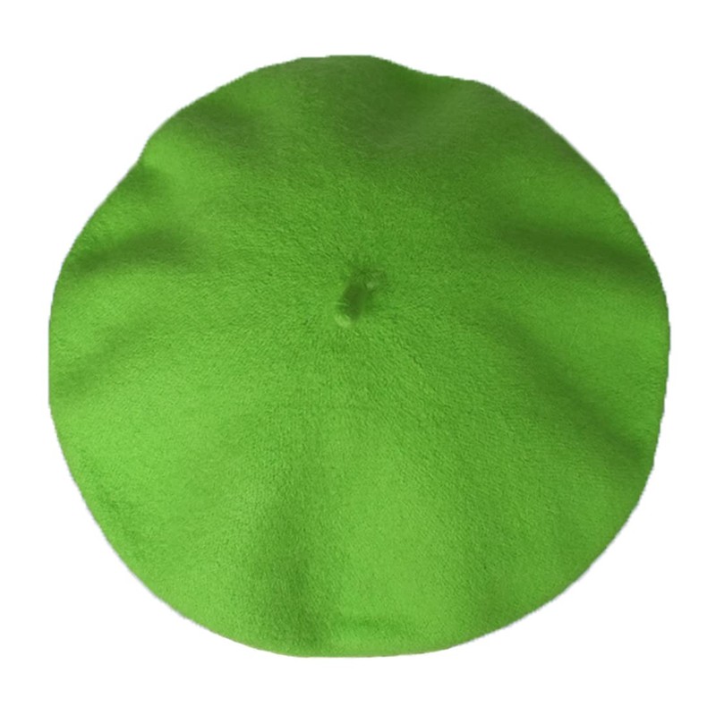 JOYHY Gorro de boina clásico de color liso para mujer,