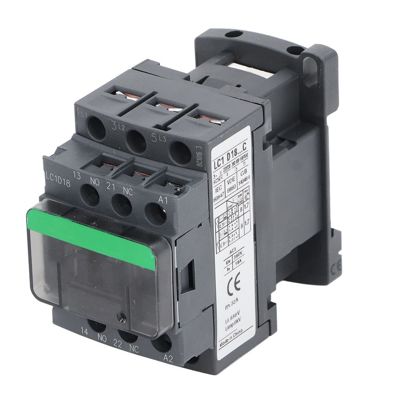 LC1D18 AC Contactor 380V Rated Voltage Industrial Electric AC Contactor