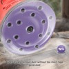 STEBRUAM 50pcs 150mm Sanding Discs 80 Grit 15 Holes Hook