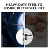 Double Holes Latch Reinforcement Plate Heavy Duty Security Latch Plate