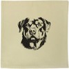 Azeeda 40cm x 40cm 'Rottweiler Dog Portrait' Canvas Cushion Cover