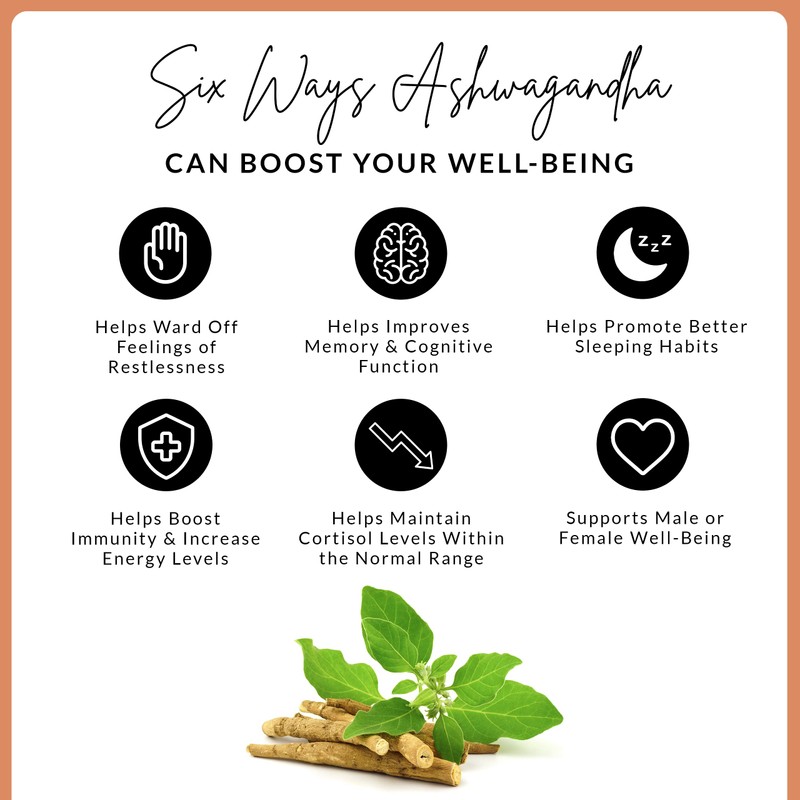Organic Ashwagandha KSM 66 Capsules - Ayurveda Products for Stress