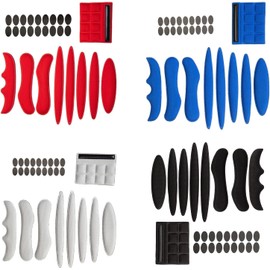 27Pcs Black Helmet Padding Foam Kit for Bike Helmet Replacement Pads Helmet Foam Pads Set for Motorcycle Cycling Helmet Padding Accessories