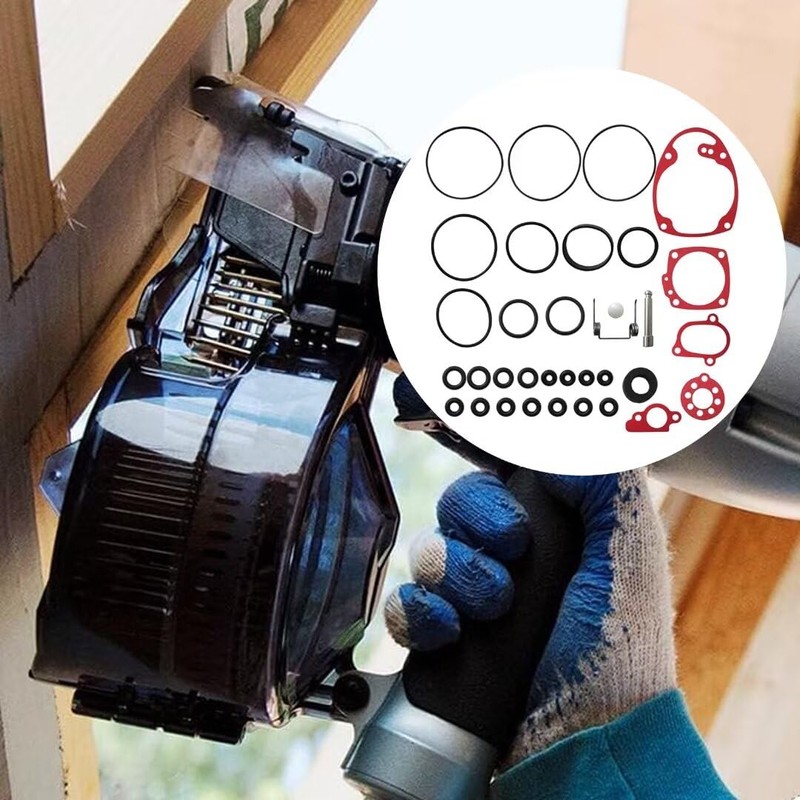 JRSHOME NV45AB2, NV45AB Coil Roofing Nailer Rebuild Kit for Hitachi