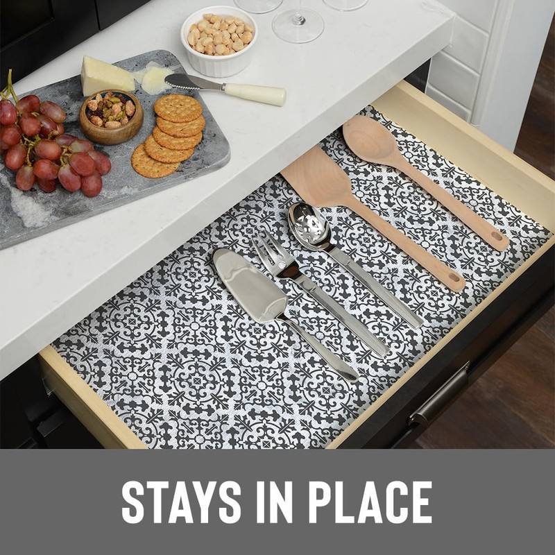 Con-Tact Brand Grip Prints Non-Adhesive Non-Slip Counter Top, Drawer/Shelf Liner,
