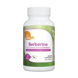 Zahler Berberine with Clinically Evaluated Berbevis, Metabolism and Glucos Support Formula, 60 Capsules. - Size: 120 Capsules