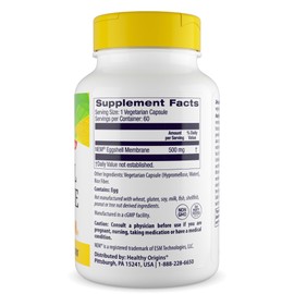 Healthy Origins Eggshell Membrane 500 mg (NEM, Non-GMO, Gluten Free, Joint Support), 60 Veggie Caps