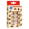 Pebaro 20800 Brass Pyrography Wood Burning Stamp - 12 Pieces