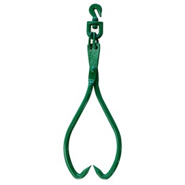 Timber Claw Hook, 18in - Log Lifting Tongs Heavy Duty Grapple Timber Claw, Lumber Skidding Tongs Logging Grabber 18" Jaw Opening