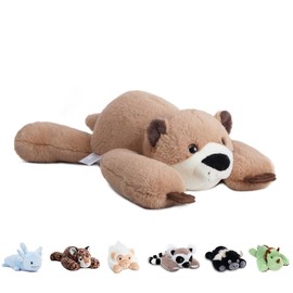 Niuniu Daddy 20" | 3.3 Pound Otter Weighted Stuffed Animals for Kids Adults, Soft Otter Plush Animal Calming Toys for Sleeping, Cute Body Pillow for Presents Birthday Christmas Holiday Easter Gifts