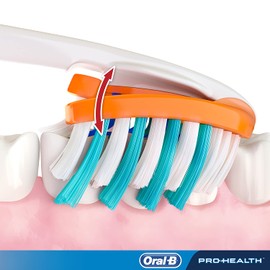 Oral-B Pro-Health Clinical Pro-Flex Toothbrush with Flexing Sides, 40S, Soft, 2 Count (Color May Vary)