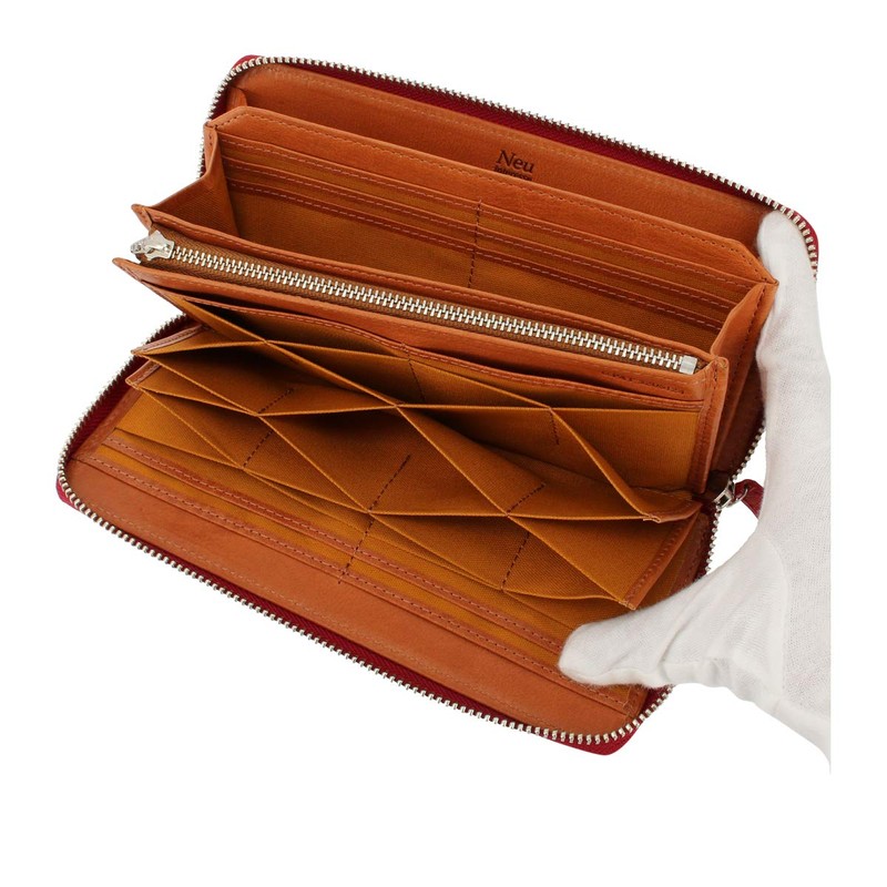 Neu Intelesse Classic Long Wallet, Round Zipper, Lange Men's, [04]