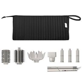 Lexeeco Dy son Air wrap Travel Case Hair Tools Travel Bag for Shark Flexstyle Carrying Case Portable Shark Hair Dryer Revlon Flat Curling Iron Organizer(Black)