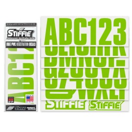 STIFFIE Uniline UL27-SS Sea-Doo Spark Boat Registration Number Decals Team Green