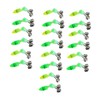 OHPHCALL Fishing Bell Indicator 40pcs Bells for Fishing Rod Bait