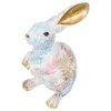 Rabbit Statue Nordic Style Handcrafted Painted Resin Rabbit Desktop Ornament
