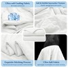 Twin Size Seersucker Cooling Comforter - Lightweight Q-Max 0.45 Summer