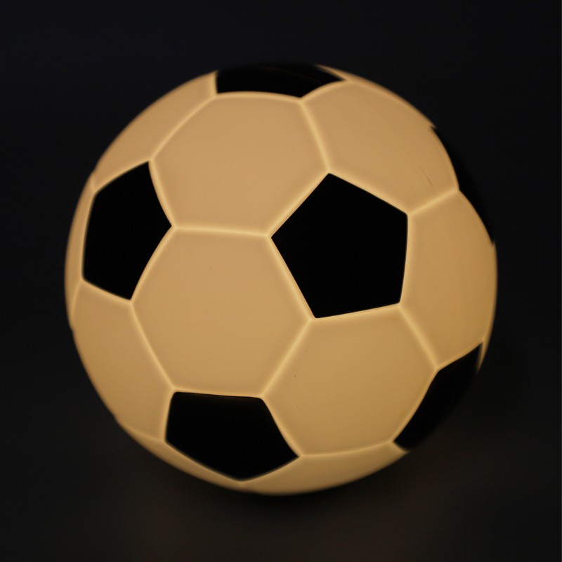 Touch Table Desk Lamp Creative Soccer Night Light Rechargeable Bedside