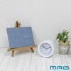 MAG T-640A WH-Z Noah Precision Alarm Clock, Analog, Cute, Stylish,