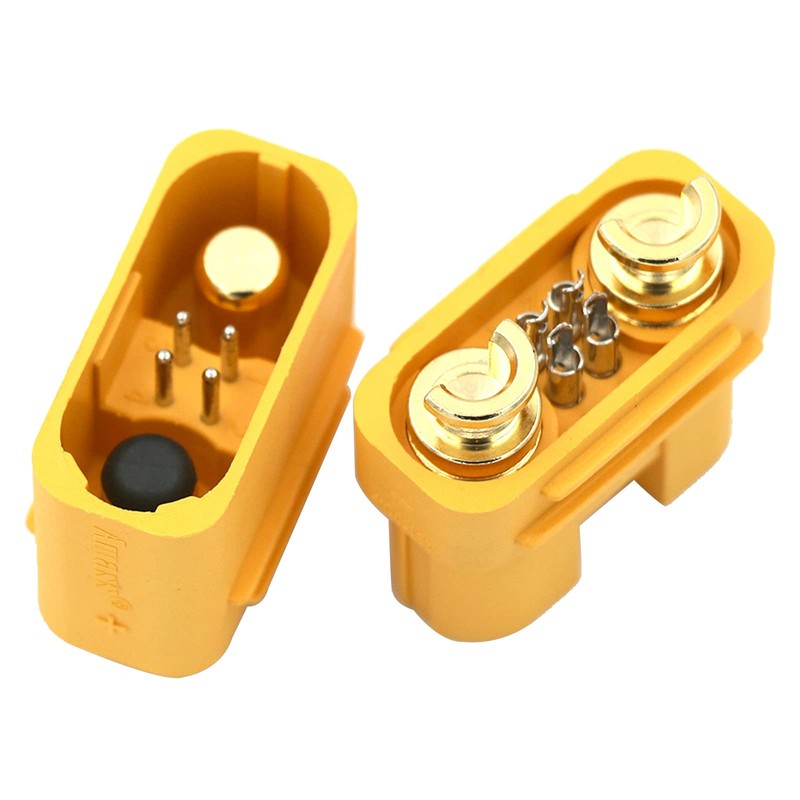Amass AS150U Conector de alta corriente CC, cabeza de plátano,