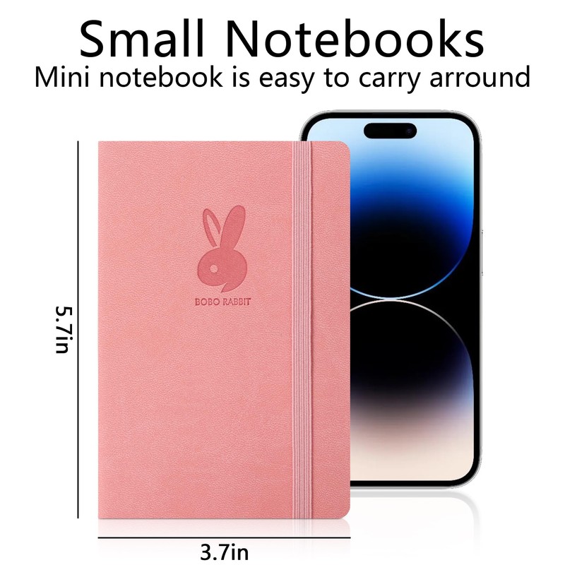 3 Pack Small Pocket Journal Notebooks Mini A6 Lined Journaling