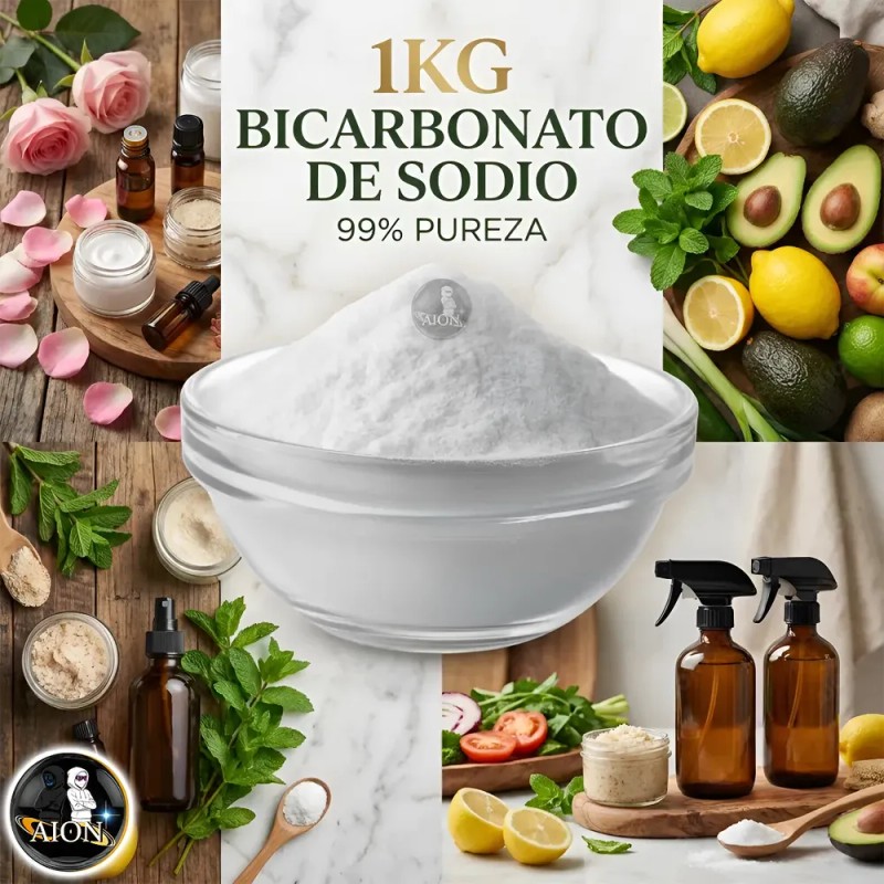 Bicarbonato Sodio El + Puro Orgánico Grado Alimenticio : )
