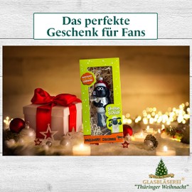 Shaun the Sheep Glass Figurine Shaun with Hat Thüringer Weihnacht 52-239