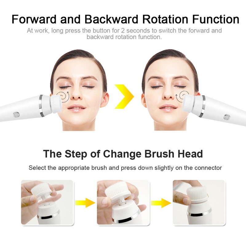 USB Electric Pore Cleansing Brush Blackhead Removal Machine Facial Skin