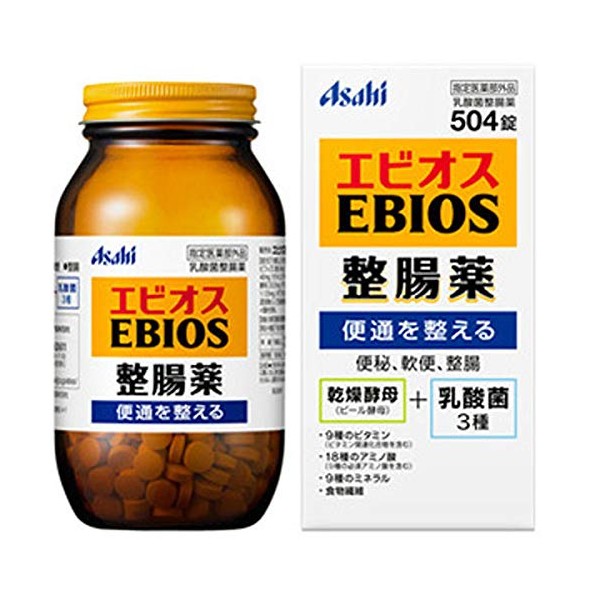 Asahi Group Foods Ebios Intestinal Medicine 504 Tablets x 2