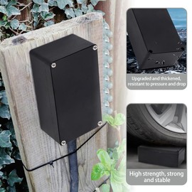 Aoreun Pack of 2 Electronic Junction Boxes, ABS Project Box, Electronic Surface-Mounted Box, Housing Junction Box, Waterproof IP65 Distribution Box, Dustproof Cable Housing Distribution Box, 158 x 90