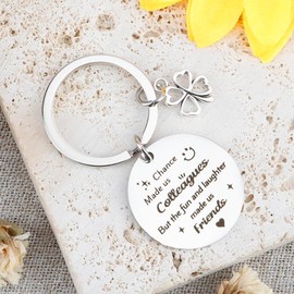 Christmas Gifts for Work Colleagues,Leaving Gifts for Colleagues Women,Thank You Gifts for Colleagues,Colleague Christmas Gifts,Work Colleague Gifts for Women,Colleague Keyring,Colleague Leaving Gifts