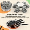 BOYAN Pot and Pan Protectors, Set of 12 and 3