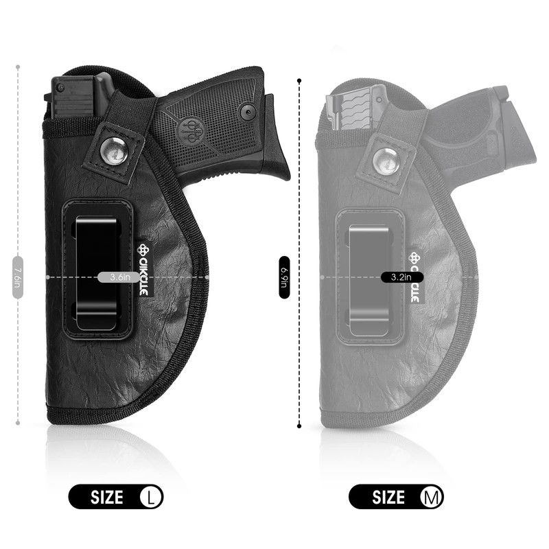 2 Pack ECO Leather Gun Holster for Men and Women,