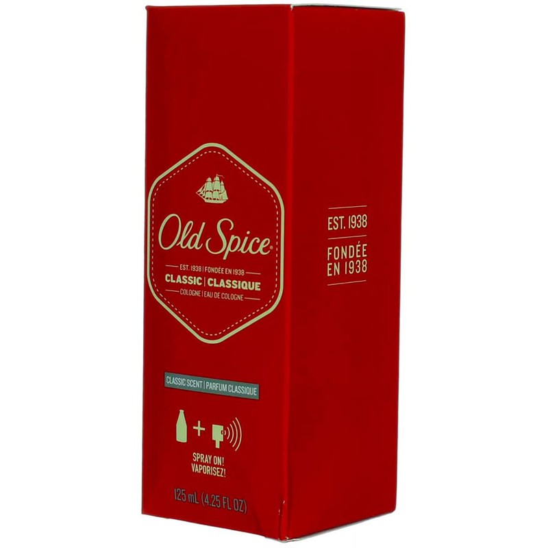 Old Spice Classic Cologne Spray - 4.25 Ounce (Value Pack