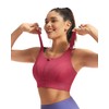 VFUS Adjustable High Impact Sports Bras for Women Zip Front