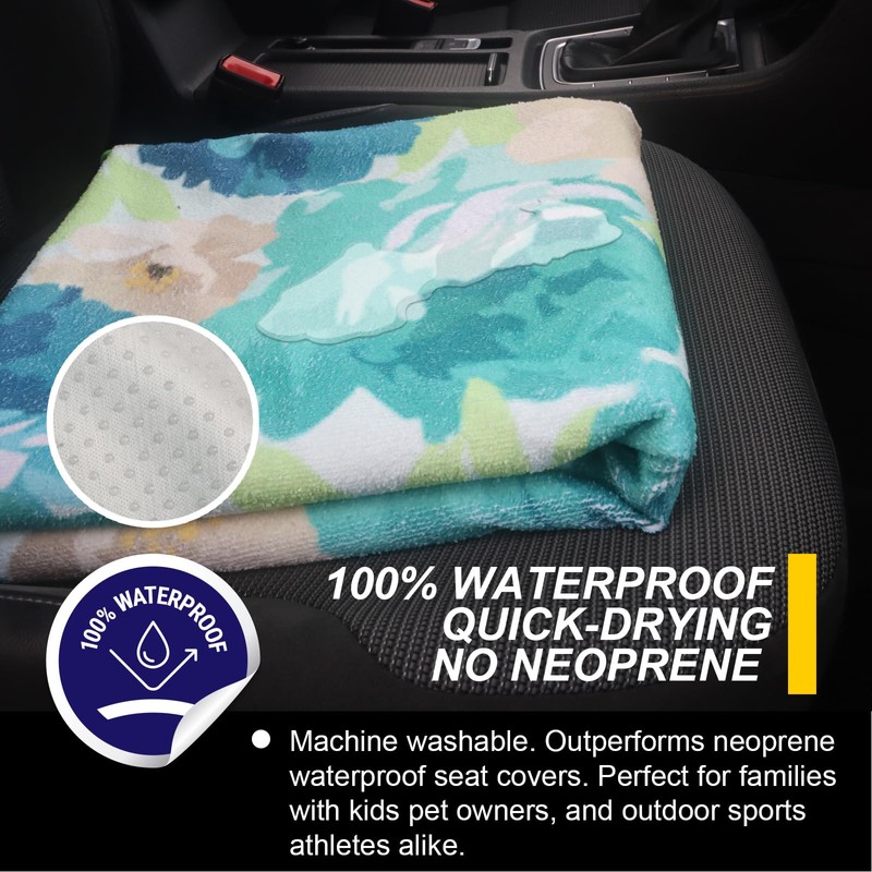 LoyaGour Back Seat Cover for Car Trucks Van SUV,Waterproof Rear