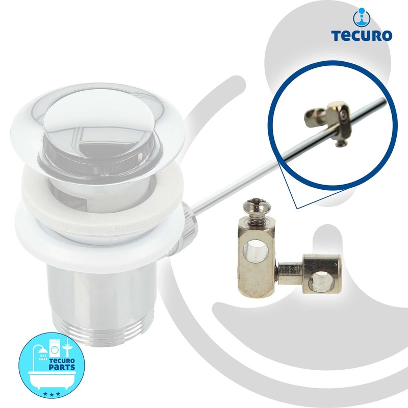 tecuro Brass Double Joint for Connecting Fittings and Pull Rods