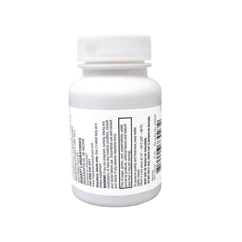 Rugby Zinc Sulfate 220 mg Tablets - Made with Zinc