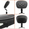 FOVPLUE Rider Backrest,Adjustable Driver Backrest Pad Kit fits for Harley