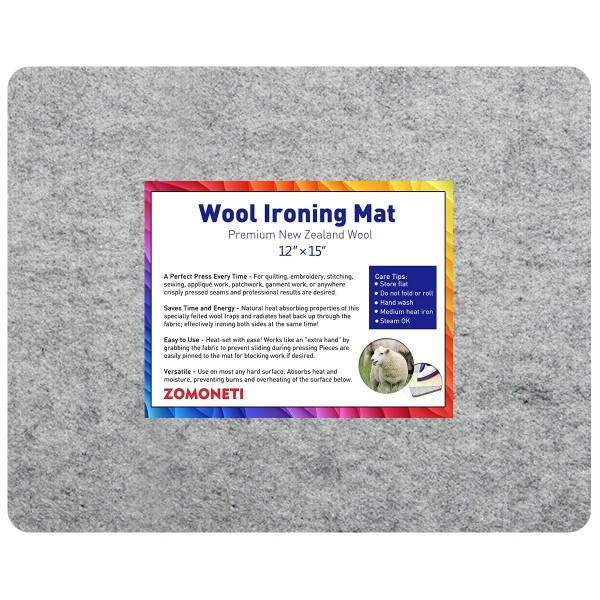 Zomoneti 15 x 12 Wool Pressing Mat 100% New Zealand