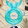 Grupo Carnavallia Inflable Cola Sirena Verde Aqua Flotador Alberca Salvavidas