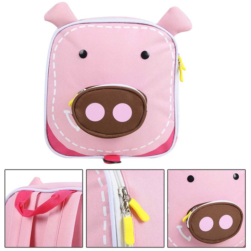 Cartoon Animal Anti lost Backpack Schoolbag with Walking Safety Harness