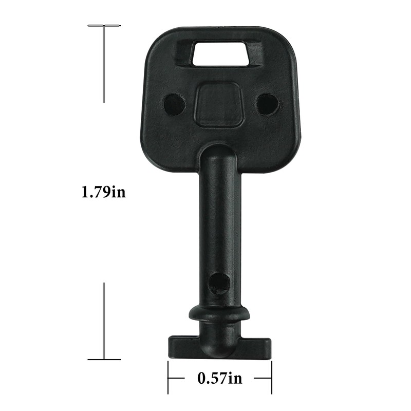 59002 Dispenser Key Replacement for Mer-fin Dispensers Models 1002MM 1003MM