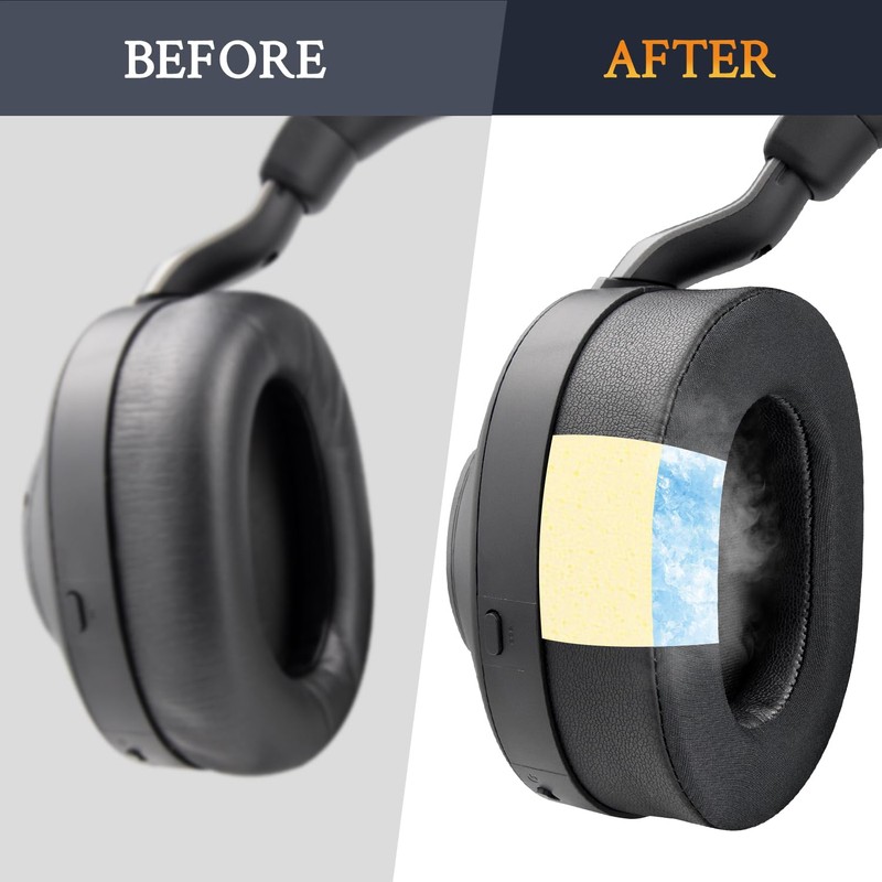 SOULWIT Cooling Gel Earpads Replacement for Jabra Evolve2 85 UC/Evolve